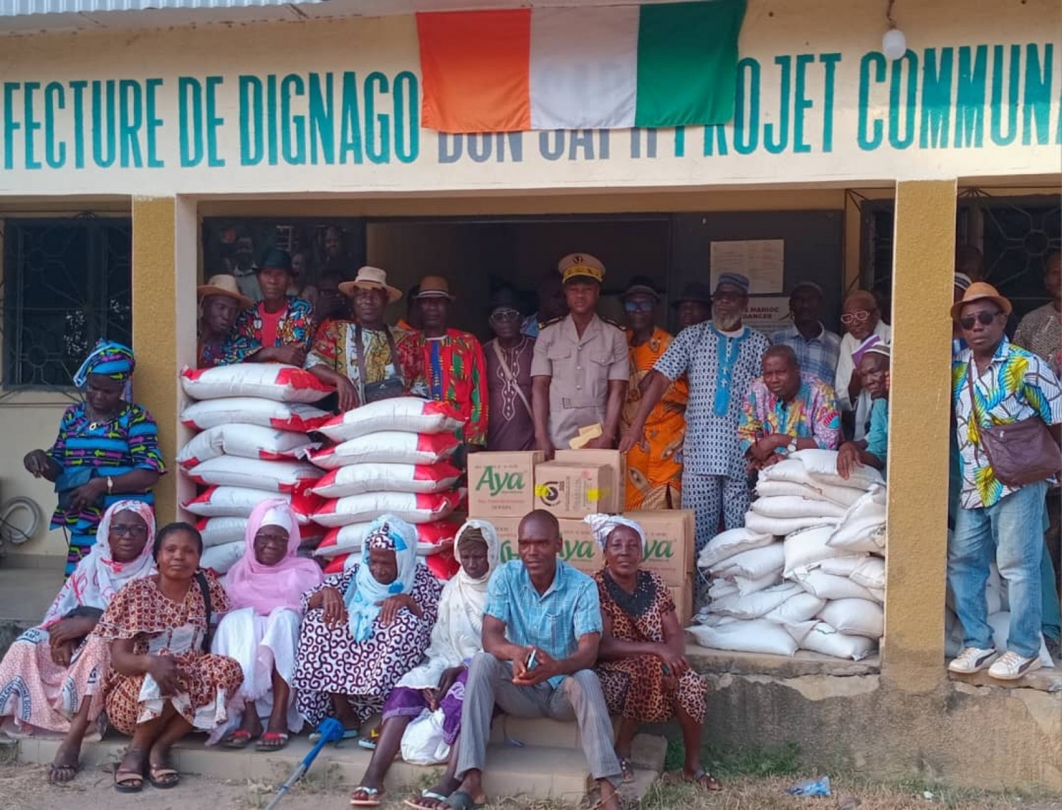 Côte d'Ivoire : Gagnoa, les populations comblées de vivres par la ministre Belmonde Dogo