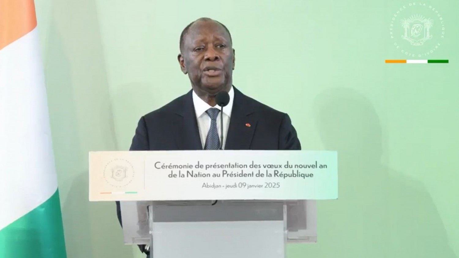 Côte d'Ivoire : Vœux de nouvel an, Ouattara invite les Institutions de la république à intensifier la lutte contre la corruption et à promouvoir l'État de Droit