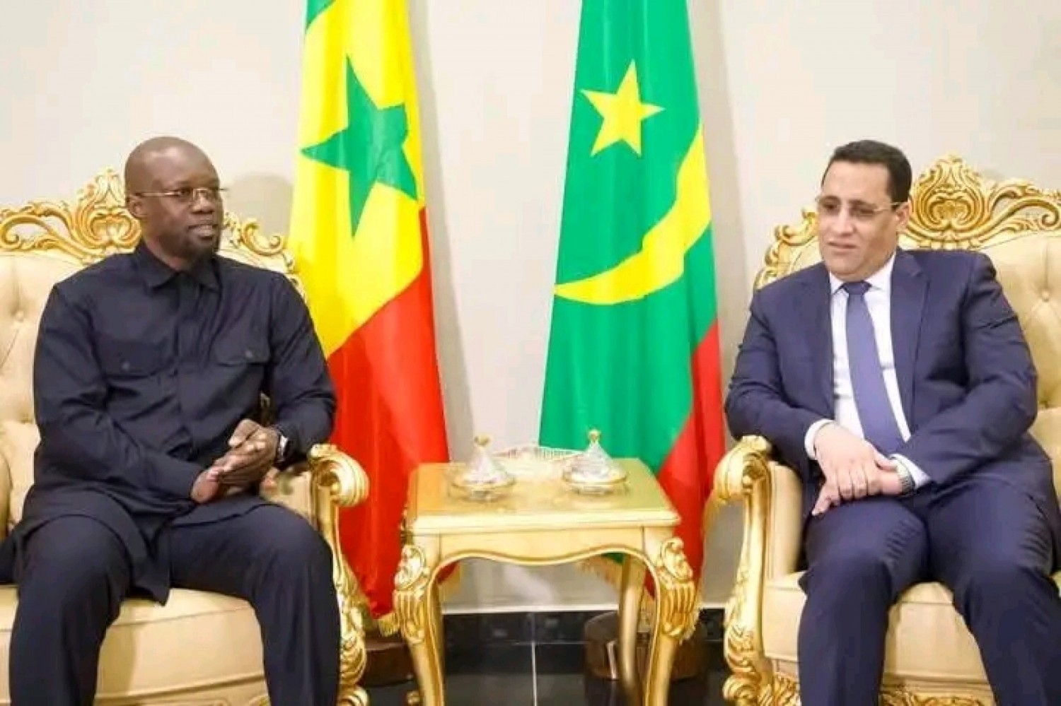 Mauritanie-Sénégal : Le PM Ousmane Sonko à Nouakchott pour une visite officielle  de 72H