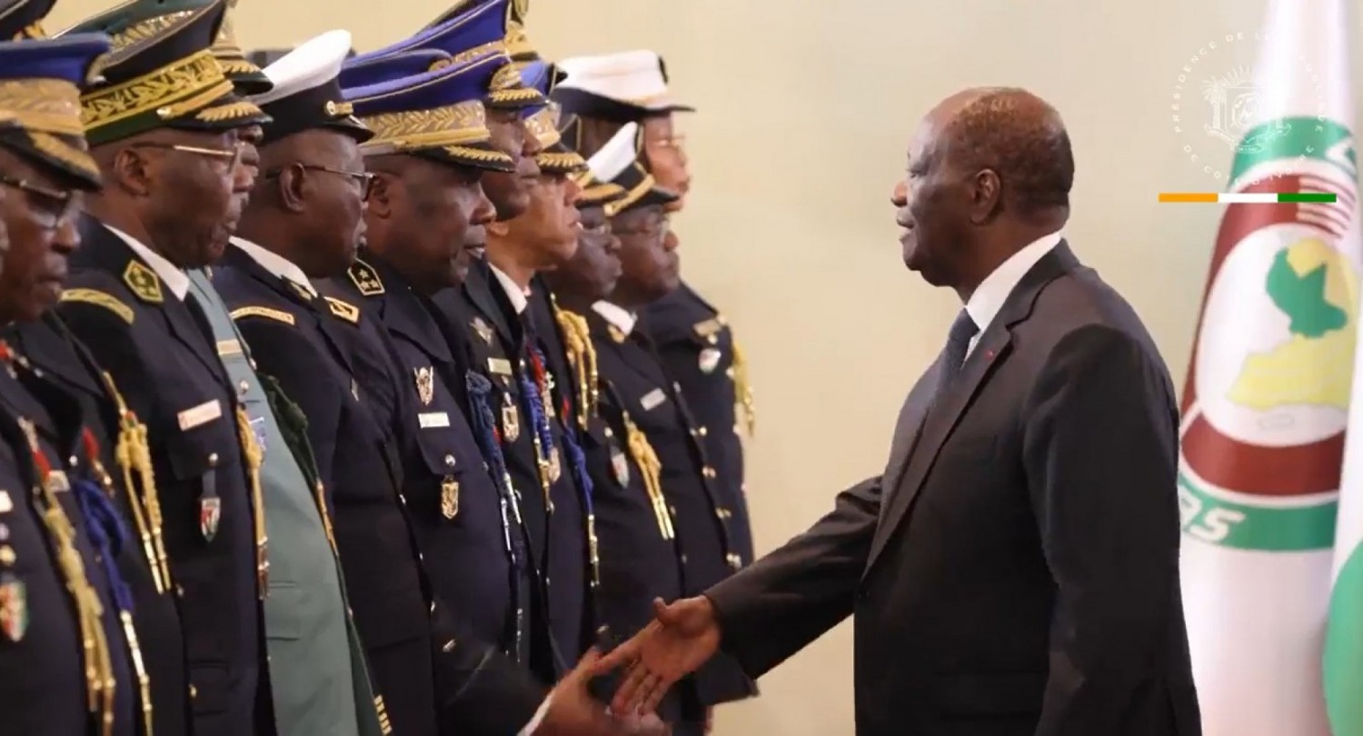 Côte d'Ivoire : Présidentielle d'octobre 2025, Ouattara engage les Forces armées dans la préservation d'un climat de sécurité propice à une expression démocratique sereine