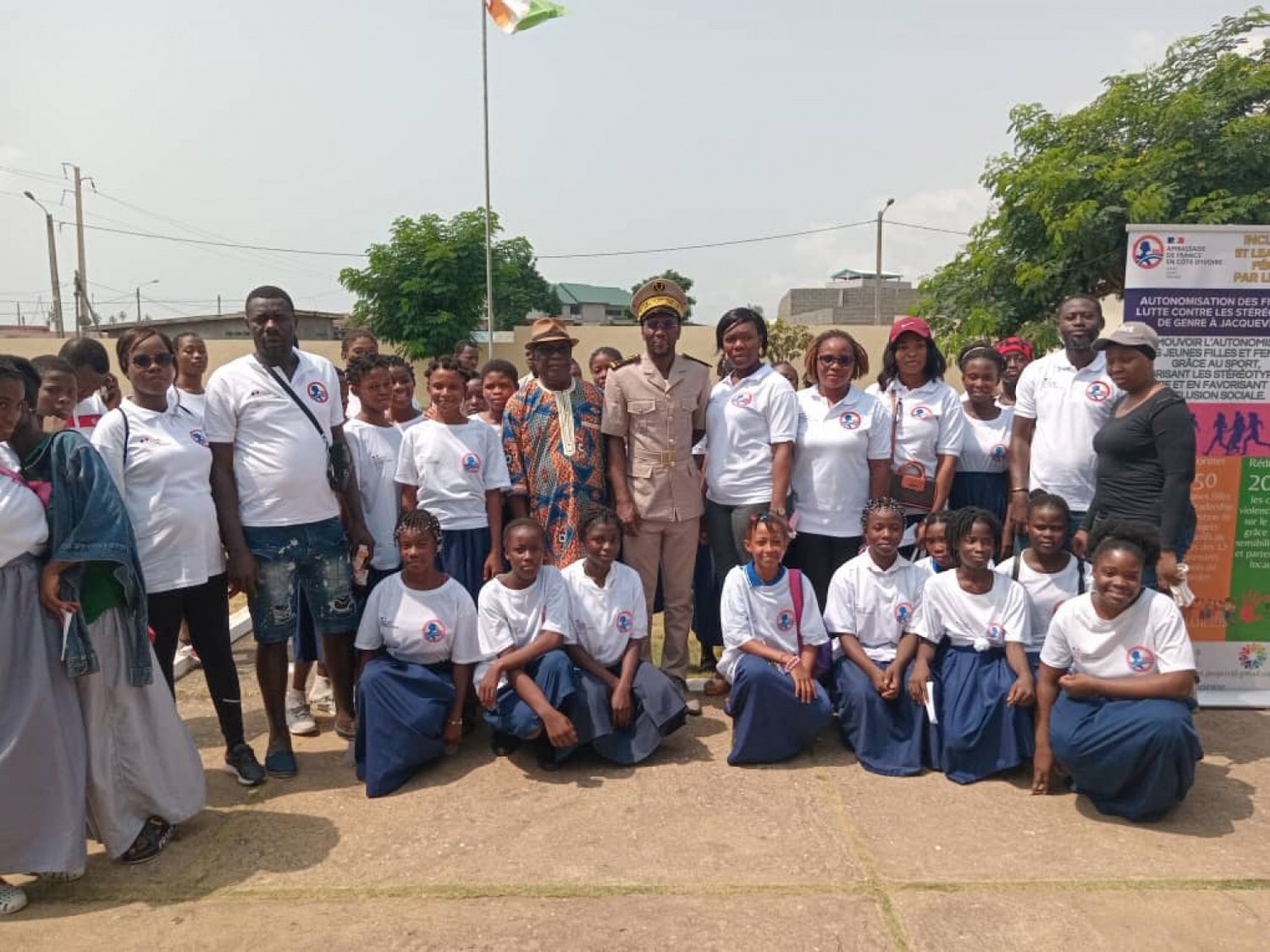 Côte d'Ivoire : Région des Grands Ponts, un programme s'engage à renforcer le leadership et l'inclusion sociale de 420 jeunes filles élèves par le sport