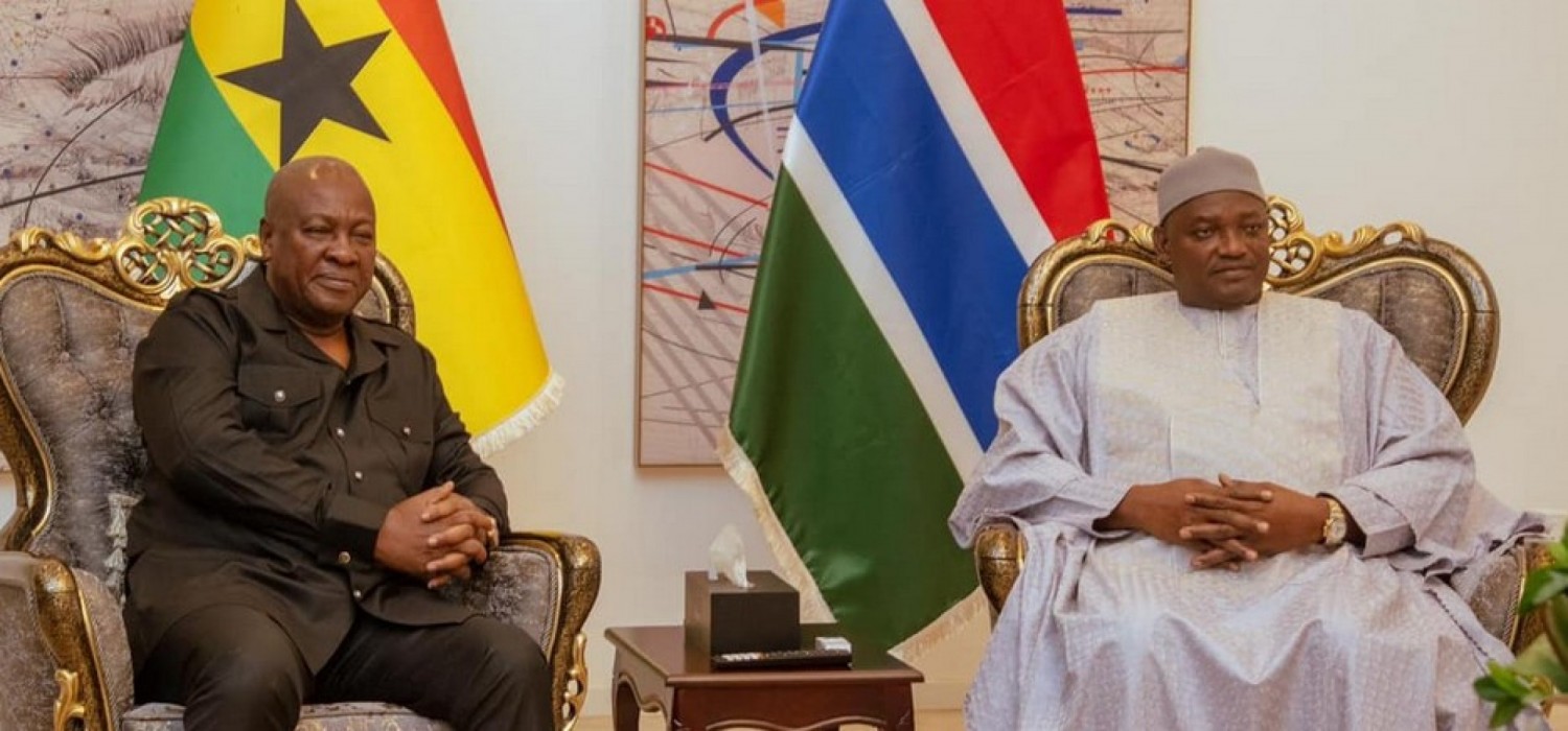 Ghana : Visite « africaine » du Président Mahama en Gambie et au Sénégal