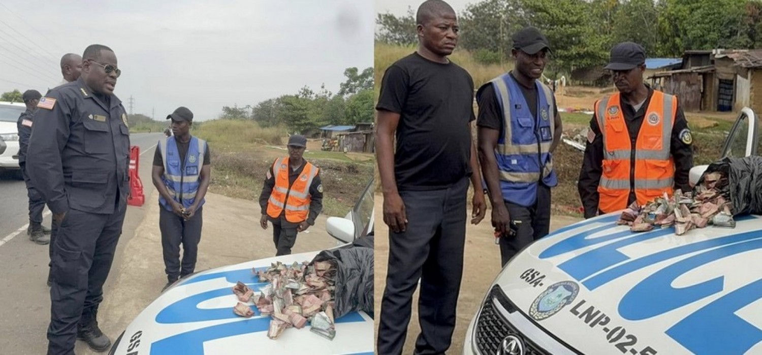 Liberia :  Le chef de la Police surprend des policiers racketeurs sur une route et les sanctionne