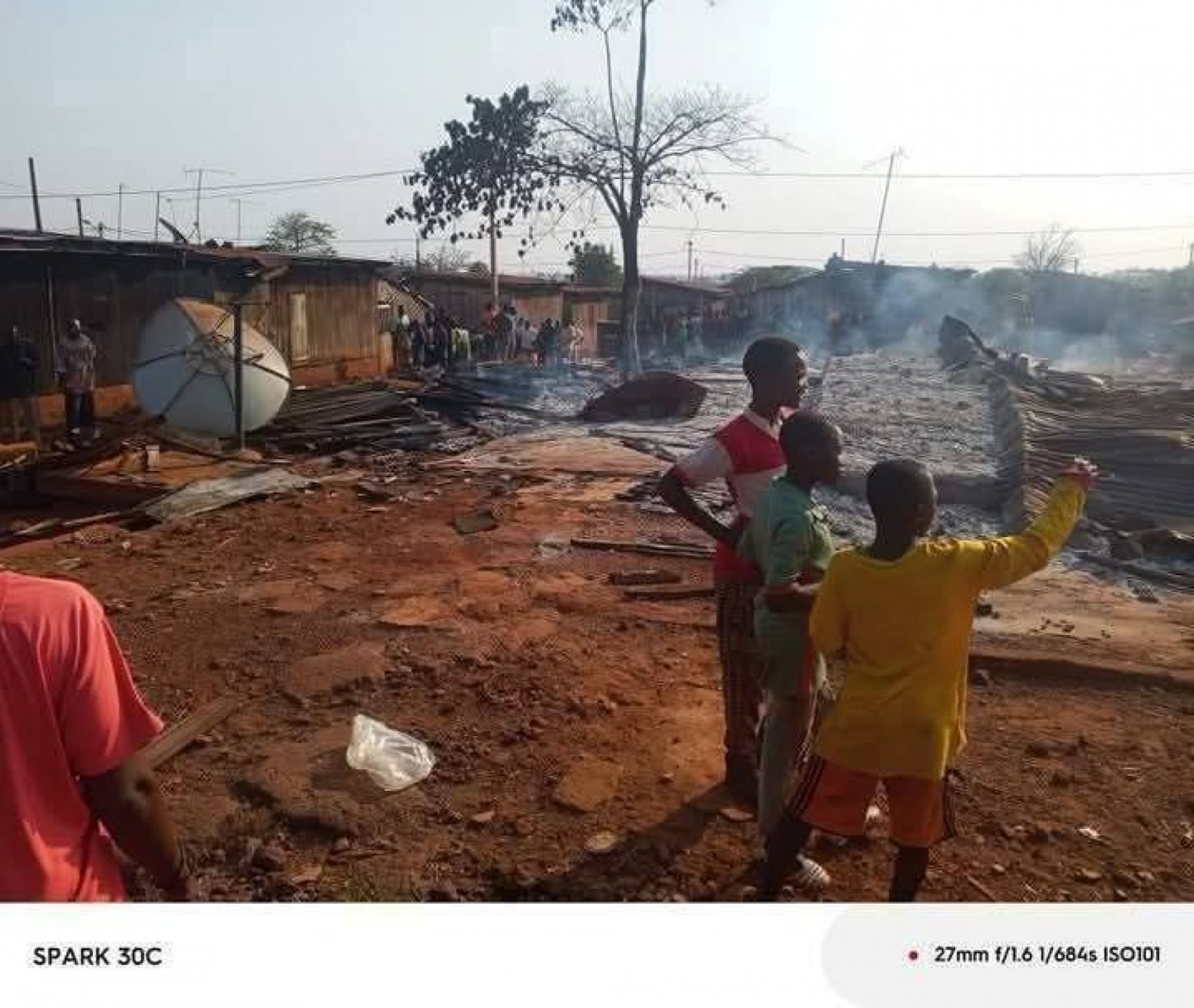 Côte d'Ivoire : Drame à Vavoua, un incendie ravage le village de Sifci