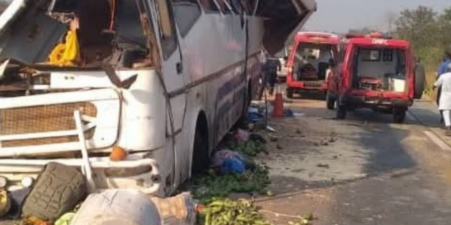 Côte d'Ivoire : Accident de la circulation sur l'axe Duékoué-Daloa, le bilan passe à 15 morts et 23 blessés