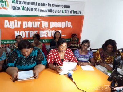 Côte d'Ivoire : Les femmes du MVCI inquiètes de la situation et de l'image que renvoie le pays