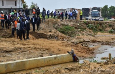 Côte d'Ivoire : Le  gouvernement s'attèle sur le terrain  pour régler de façon définitive, la question des inondations à  Abidjan