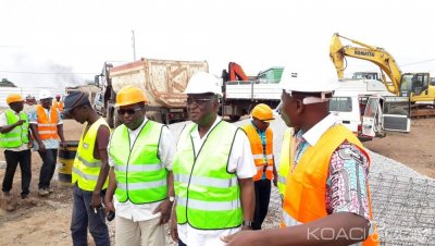 Côte d'Ivoire : Bouaké, pour le bitumage d'un axe de sa ville, Djibo Nicolas sur le terrain pour le contrôle