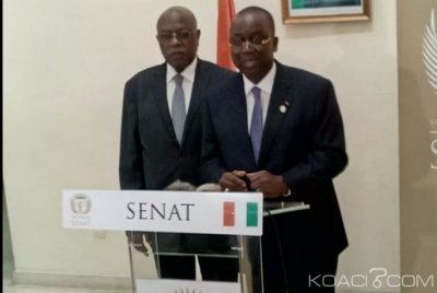 Côte d'Ivoire : Aux côtés des 33 sénateurs nommés, Ahoussou révèle «Moi, je n'appartiens à  aucun groupe parlementaire»