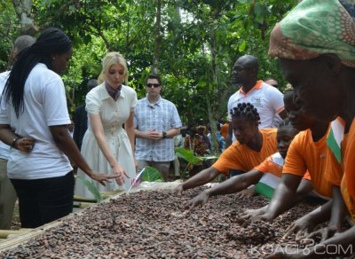 Côte d'Ivoire-USA: A Adzopé, Ivanka Trump annonce un nouveau partenariat public-privé pour les femmes dans l'industrie du cacao