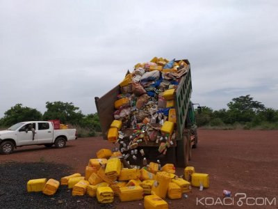 Côte d'Ivoire : À Katiola, 4,3 tonnes de produits périmés saisis et instruments de mesure hors d'usages détruits