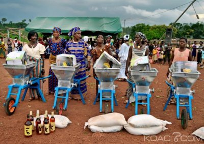 Côte d'Ivoire : A Lakota, l'autonomie de la femme encouragée, Princia Dabé Lohoré aux côtés des mamans de Dahiri