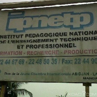 Côte d'Ivoire : Les inscriptions aux concours d'entrée à  l'IPNETP s'achèvent le 10 juin prochain