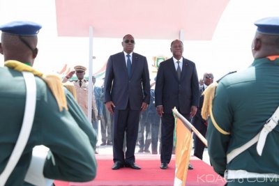 Côte d'Ivoire-Sénégal:   Macky Sall et Alassane Ouattara insistent sur la nécessité de leurs deux pays pour coordonner le combat contre le terrorisme