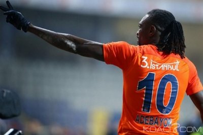 Togo : Adieux d'Adebayor aux supporters d'Istanbul Basaksehir et ses attentes