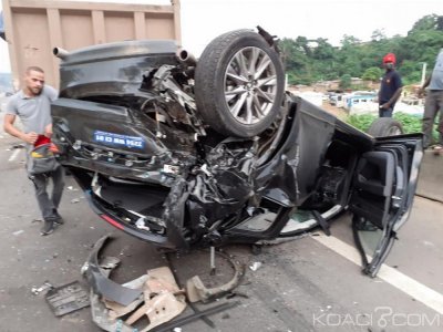 Côte d'Ivoire : Eugène Djué, victime d'un grave accident, plus de peur que de mal, voilà  ce qui s'est passé