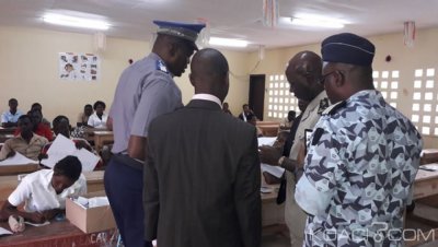 Côte d'Ivoire : Bac 2019, un policier affecté à  la surveillance se fait voler ses portables pendant  la fouille des candidats à  l'entrée d'un centre