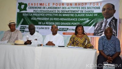 Côte d'Ivoire : Dabou, à  quelques mois de 2020, 61 Secrétaires de sections du PDCI et leurs bureaux optent pour le RHDP