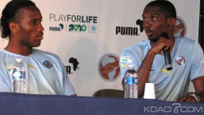 Côte d'Ivoire : Didier Drogba et Samuel Eto'o vont occuper  des fonctions officielles à  la CAF