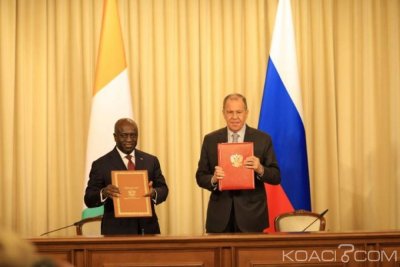 Côte d'Ivoire : Pour le chef de la diplomatie  Russe Sergueï Lavrov , la résolution des conflits revient aux Africains eux-mêmes