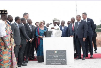 Côte d'Ivoire: Alassane Ouattara inaugure la route Adzopé-Yakassé-Attobrou et pose la première pierre du CHR d'Adzopé