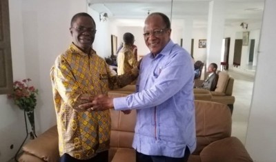 Côte d'Ivoire: L'ancien ministre Richard Secré chez Ouégnin pour l'inviter à une visite dans le Gontougo