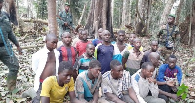 Côte d'Ivoire :   Défrichements et infiltrations de la forêt classée de Yaya, 20 burkinabé appréhendés et des hectares de plantation de cacao détruits