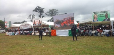 Côte d'Ivoire: Pari de mobilisation réussi pour Ouattara à Kouassi-Kouassikro, pourtant ville enclavée sans voies bitumées