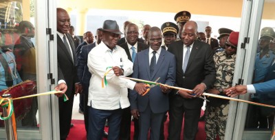 Côte d'Ivoire :   Bocanda, Ouattara y inaugure le commissariat d'un coût de réalisation de plus de 500 millions de FCFA