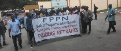 Côte d'Ivoire:  Après leur sit-in, des policiers retraités décident de porter plainte contre le Fonds de prévoyance pour le non paiement de leur cotisation