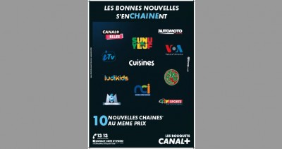 Côte d'Ivoire : Du nouveau sur les bouquets Canal+