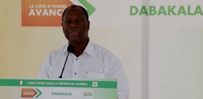 Côte d'Ivoire :   Depuis Dabakala, Alassane Ouattara à propos de l'élection de 2020 : « j'ai fait un bon rêve. Je sais comment les choses vont se faire »