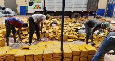 Côte d'Ivoire: Spectaculaire saisie de 3,5 tonnes de drogue à Aboisso