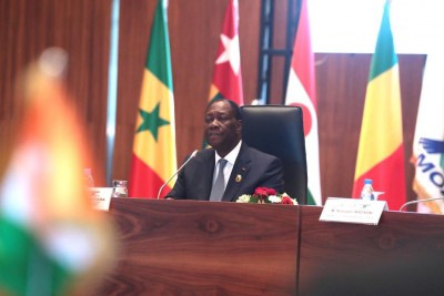 Côte d'Ivoire: 22eme session extraordinaire de la conférence des chefs d'Etat et de Gouvernement de l'UEMOA, allocution d'Alassane Ouattara