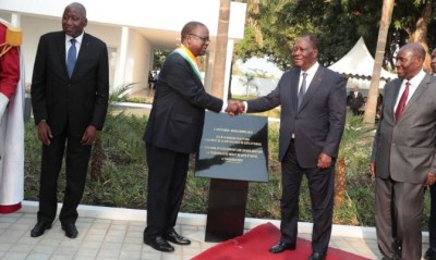 Côte d'Ivoire:  Yamoussoukro, inauguration du siège du Sénat par Ouattara, Ahoussou annonce l'installation définitive de la deuxième chambre dans la capitale politique