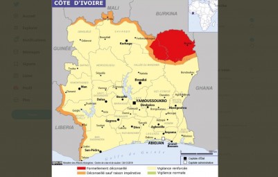 Côte d'Ivoire: Attaques de bandes armées au Burkina, la France déconseille le nord du district du Zanzan et l'est du district des Savanes