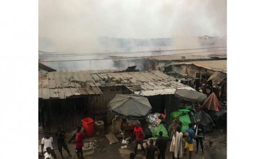 Côte d'Ivoire: Le marché de Cocody-Palmeraie ravagé par un incendie, plusieurs étalages et magasins en fumée