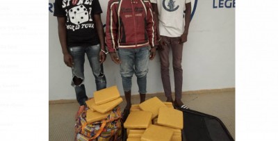 Côte d'Ivoire: Cachés à Kongodékro, trois dealers interpellés avec une valise de drogue