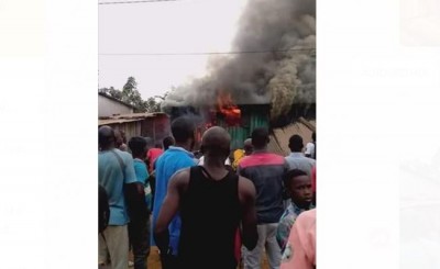 Côte d'Ivoire: À Tiassalé, un court-circuit provoque un incendie, une quincaillerie et un atelier de couture  de fortune partent en fumée