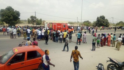 Côte d'Ivoire : Drame, à Bouaké, un chauffard provoque la mort de deux écoliers, un 3è dans un état critique