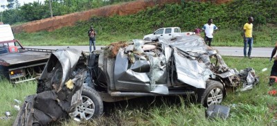 Côte d'Ivoire : Un 4*4 et un poids lourd se percutent sur l'autoroute du Nord, 2 morts