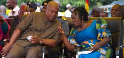 Ghana :  Présidentielle 2020, le candidat Mahama dévoile le nom de sa colistière, prof Opoku-Agyemang