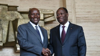 Côte d'Ivoire :   Avant l'annonce officielle de sa démission, Duncan et Ouattara ont eu un dernier entretien ce matin