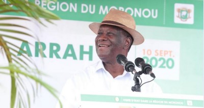 Côte d'Ivoire : Depuis Arrah, Ouattara à propos du Conseil constitutionnel : « Je fais confiance à ces hommes et femmes qui ont prêté serment et qui travailleront en toute confiance »