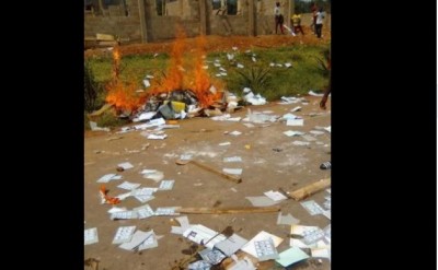 Côte d'Ivoire : Après Daoukro, les locaux de la CEI locale de Bongouanou visités par des casseurs, du matériel incendié