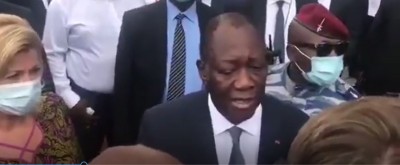 Côte d'Ivoire : Agacé par cette affaire de 3eme mandat, Alassane Ouattara recadre des journalistes européens après son vote