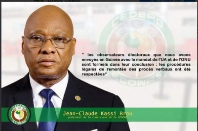 Côte d'Ivoire-Guinée : Une fausse déclaration attribuée au Président de la Commission de la CEDEAO sur la situation en Guinée