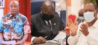 Côte d'Ivoire-Guinée :  Félicitations et appels d'Akufo-Addo aux Présidents Ouattara et Condé réélus