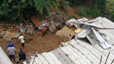 Côte d'Ivoire : 02 morts à la suite d'un glissement de terrain dû à la forte pluie tombée jeudi nuit