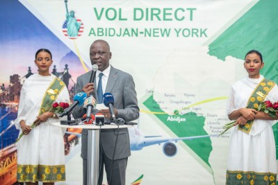 Côte d'Ivoire-USA : Reprise effective des vols directs d'Abidjan vers New York, le premier avion a décollé avec plus de 200 passagers